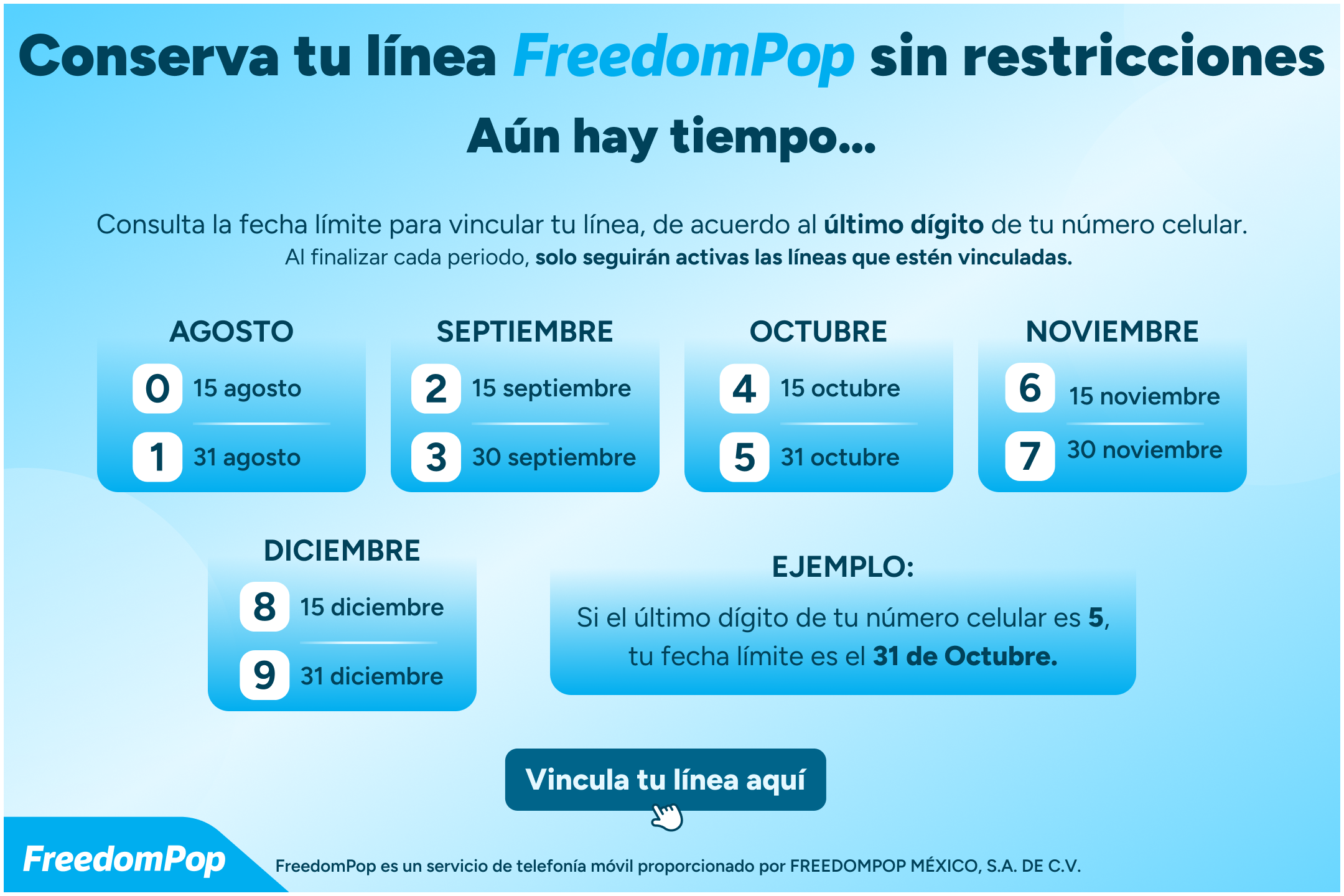 Vincula tu linea